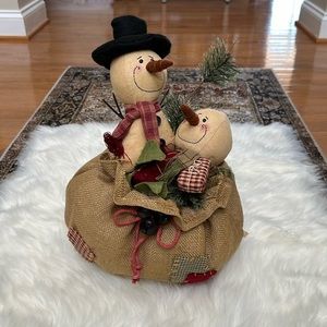 EUC Snowman Farmhouse Decor